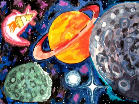Рисунок на тему космос