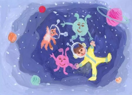 Рисунок на тему космос