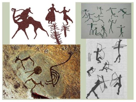 Наскальные росписи бушменов