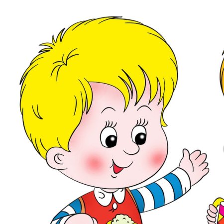 Веселые мордашки детей