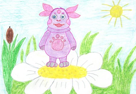 Рисунок на тему Колобок