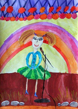 Рисунок на тему моё любимое занятие