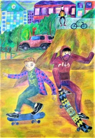 Рисунок на тему моё любимое занятие