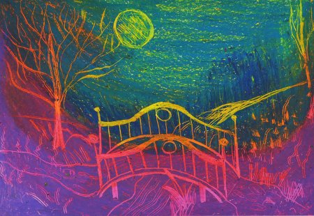 Рисунок вечер по Музыке