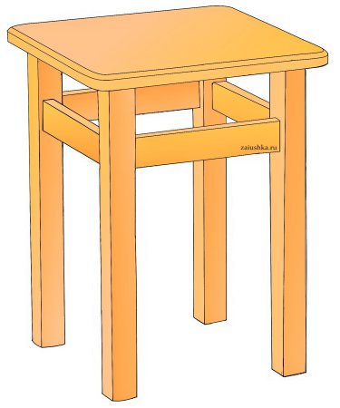 Детская табуретка