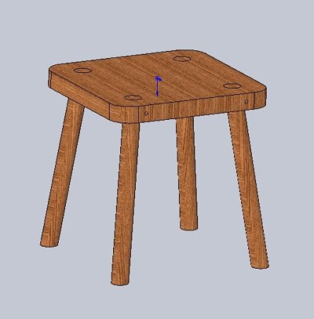 Табуретка мультяшная