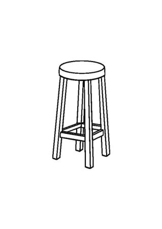 Табуретка мультяшная