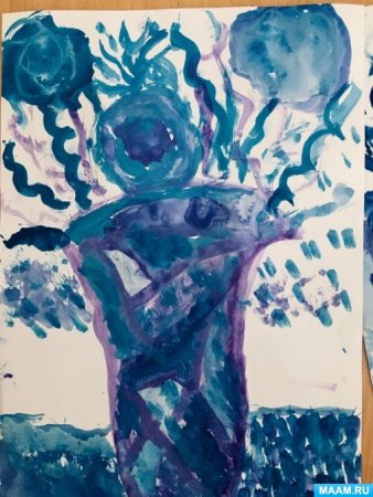 Картины в голубых тонах