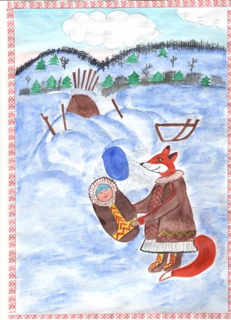 Детские рисунки к сказкам