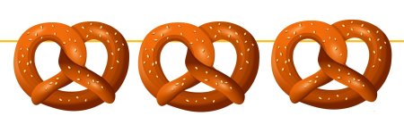 Крендель иллюстрация