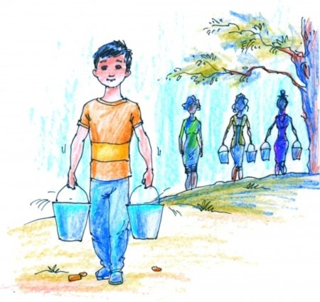 Валентина Осеева волшебное слово рисунок