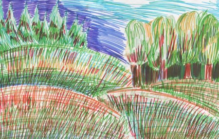 Нарисовать реку