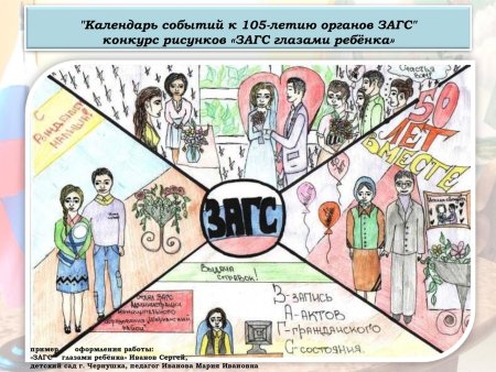 Плакат на тему ЗАГС
