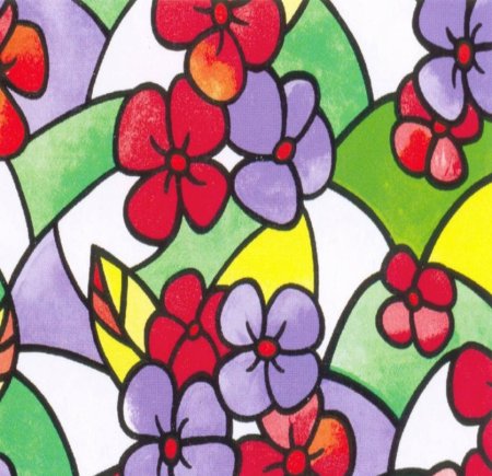 Самоклейка Hongda 0,45*8м витраж