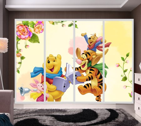 Винни пух на шкаф-купе