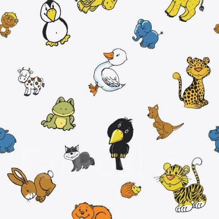 Самоклейка с детским рисунком