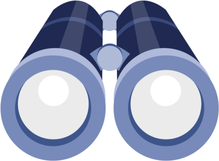 Мультяшка с биноклем