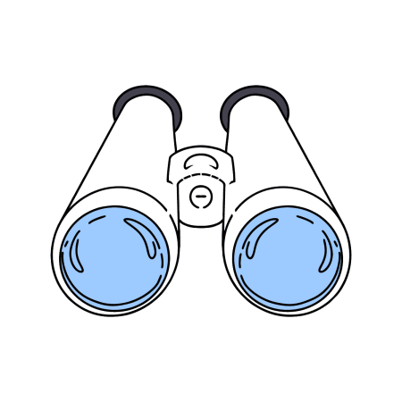 Бинокль раскраска для детей