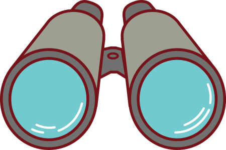 Бинокль раскраска