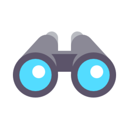 Бинокль трафарет