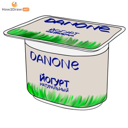 Йогурт мультяшка