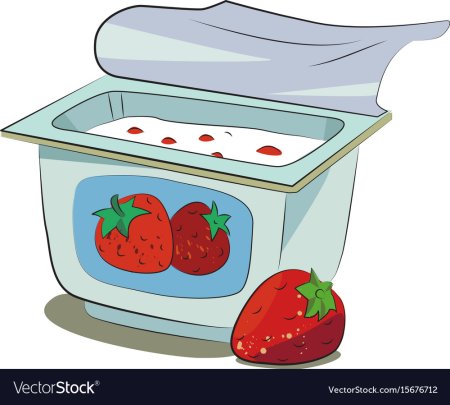 Йогурт мультяшные