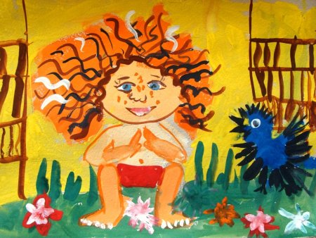 Рисунок Антошка из мультфильма