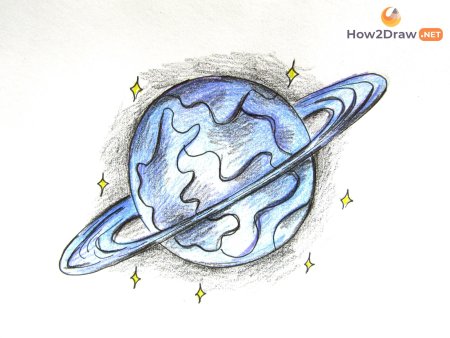 Уран Планета рисунок