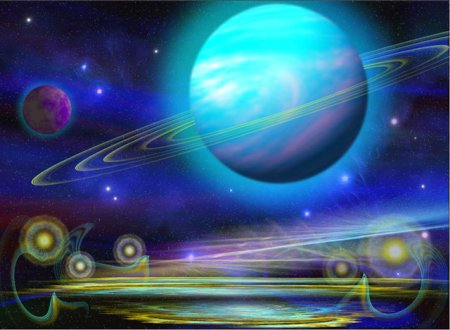 Картина планеты Уран