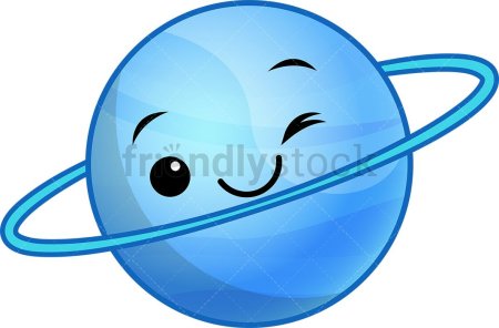 Нептун мультяшный Планета