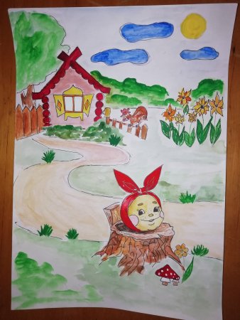 Детские рисунки к сказкам