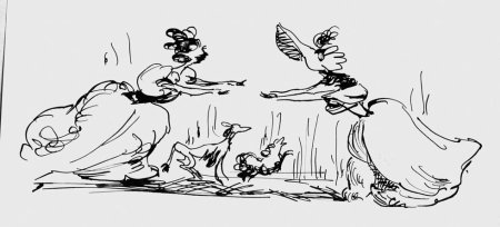 Ночь перед Рождеством иллюстрации Траугот