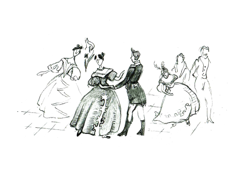 Иллюстрация к повести Гоголя Заколдованное место