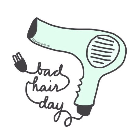 Фен нарисованный