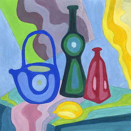 Декоративная композиция по цветоведению