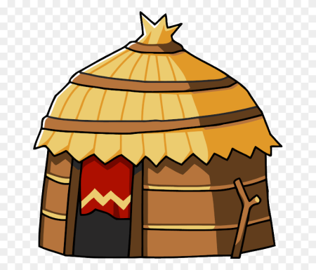 Нарисовать хижину