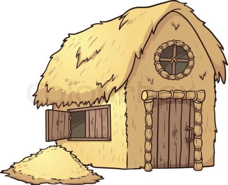 Африканская Хижина вектор