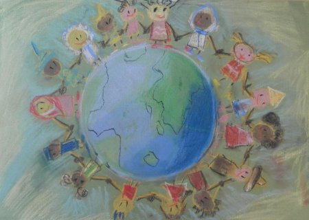 Рисование на тему Дружба народов