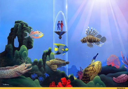 Океанариум рисунок
