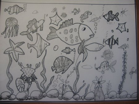 Аквариум для рисования