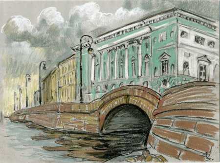 Рисование на тему Санкт Петербург