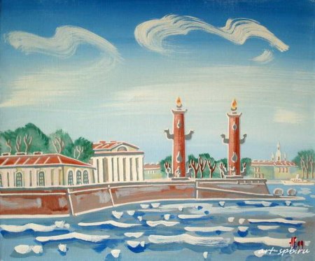 Детский рисунок Александро-Невская Лавра Санкт-Петербург