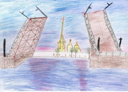 Детские рисунки Санкт-Петербурга