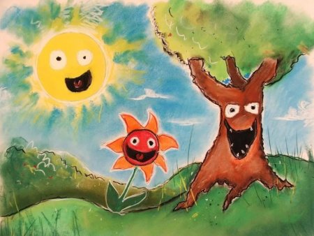 Смешные детские рисунки