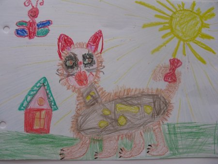 Детские корявые рисунки