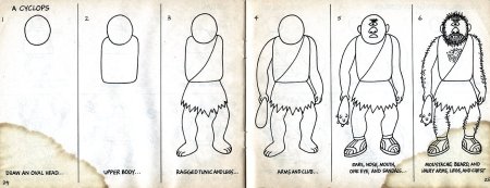 Как нарисовать циклопа карандашом поэтапно для начинающих