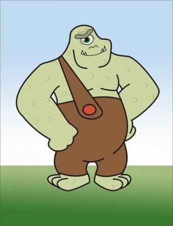 Нарисовать циклопа