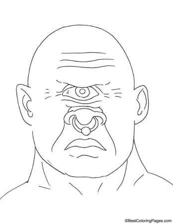 Нарисовать циклопа