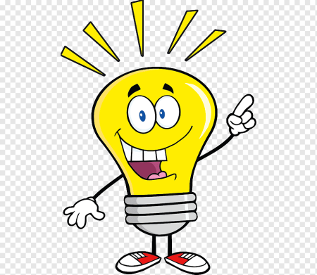 Стикер лампочка Эврика