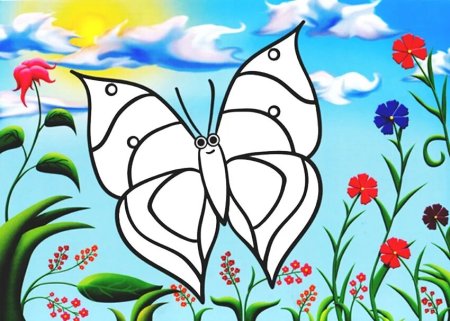 Раскраска пластилином